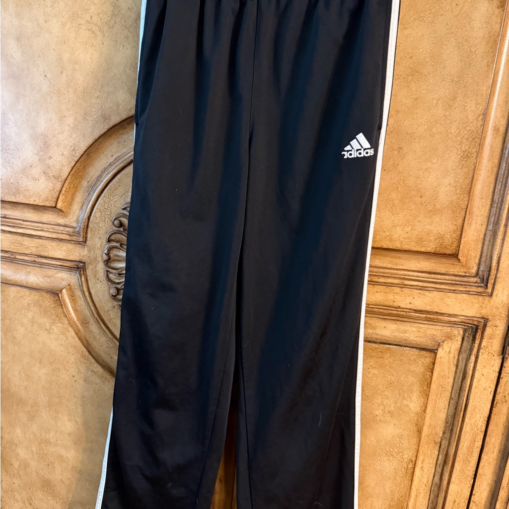 Adidas Kids Black Track Pants
